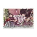 Trademark Fine Art David Lloyd Glover 'The Patio Hotel Bel Air' Canvas Art, 16x24 DLG00395-C1624GG